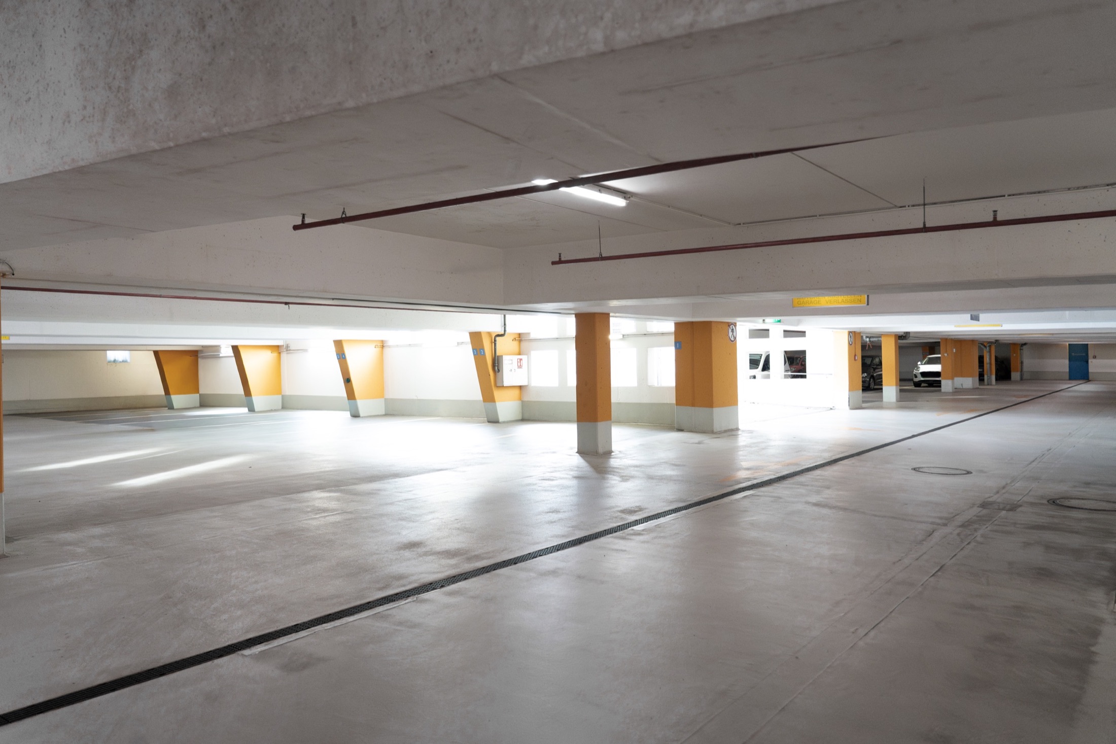 Tiefgarage mit Betoninstandsetzung